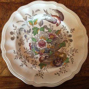 Bird china plate